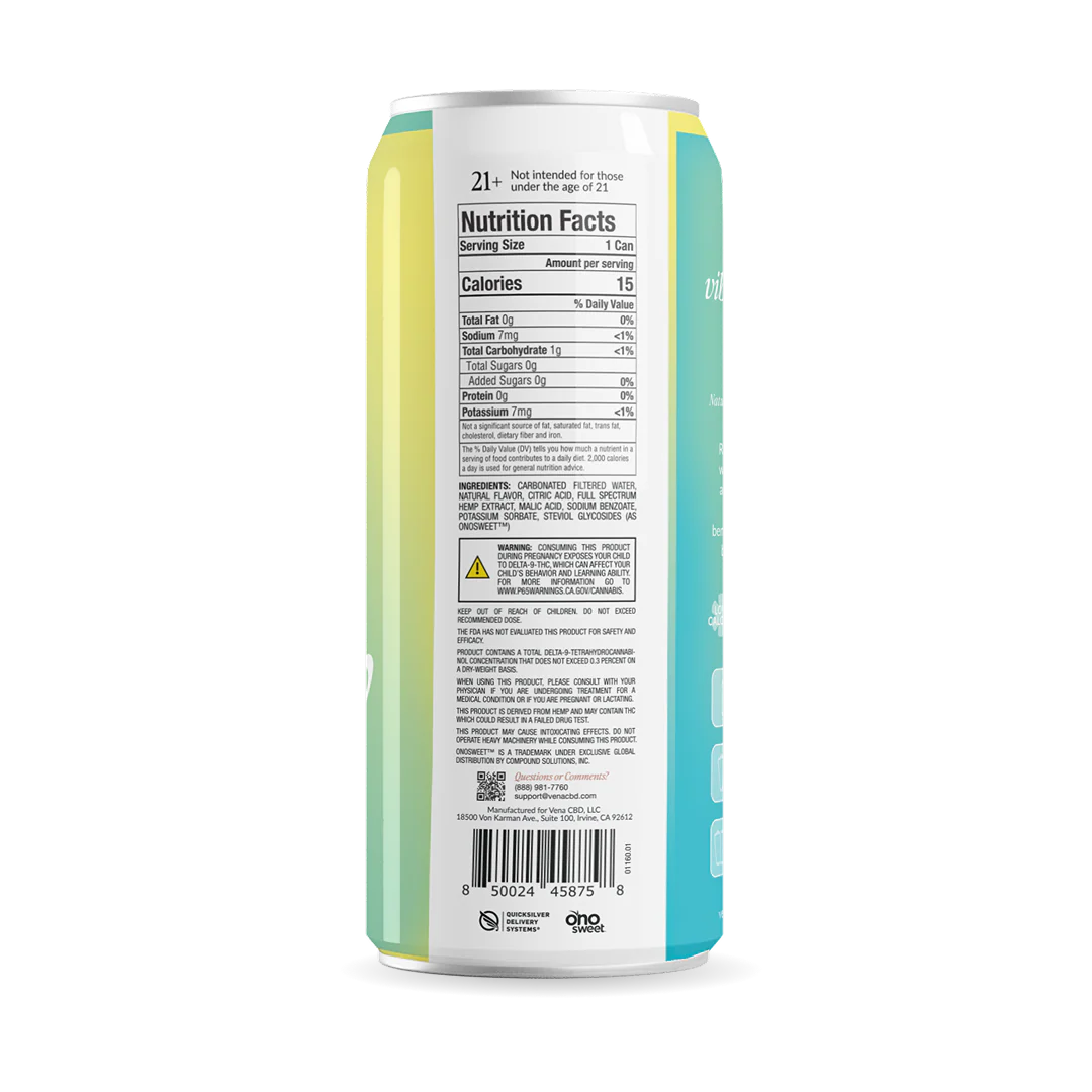 Happy Tonix 2mg THC Seltzer | Skinny Mocktails - Image 10